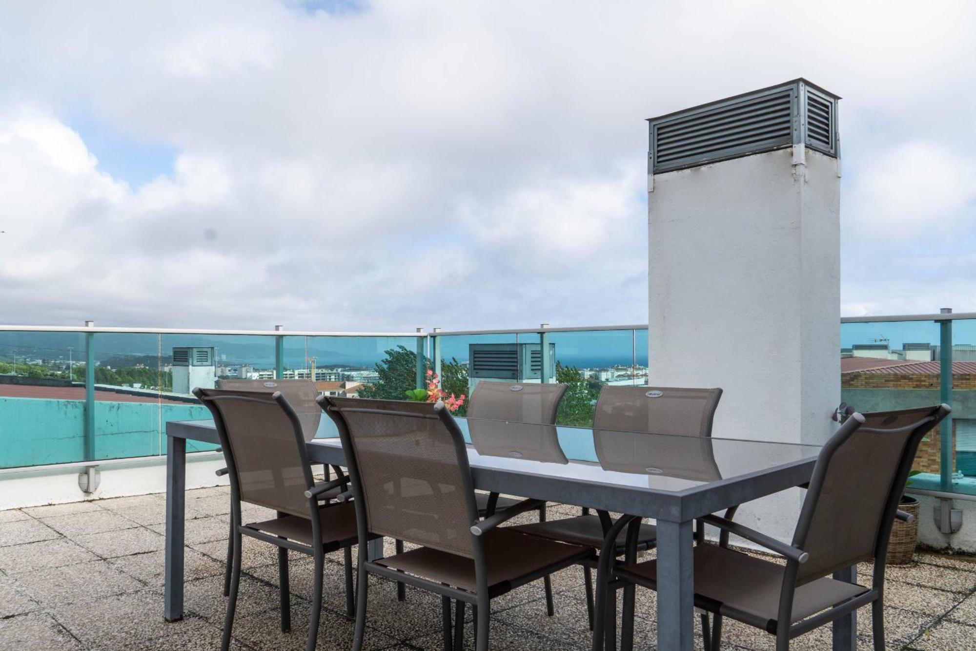 Ponta Delgada Rooftop Terrace Apartment Pdl מראה חיצוני תמונה